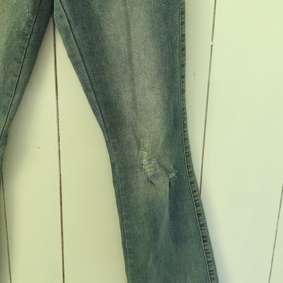 Kendall & Kylie Kurvy Mid Rise Baby Boot Jeans Size 5/6 - Picture 5 of 11